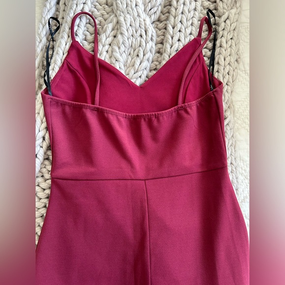NWOT- Lulu’s- Forever Your Girl Wine Red Bodycon Dress- Size Small - Picture 7 of 12